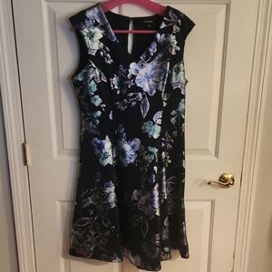 Roz & Ali Midnight Floral Midi Dress